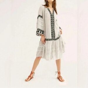 Free People Vagabond 3/4 Dress- LIKE NEW Size Large